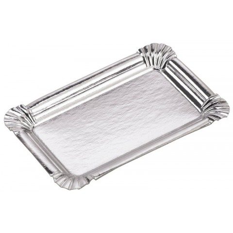 PLATEAU A BALLOTINE ARGENT 220X150MM/100