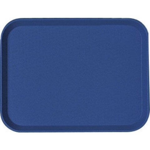 PLATEAU FAST FOOD PP BLEU 46X36CM /12