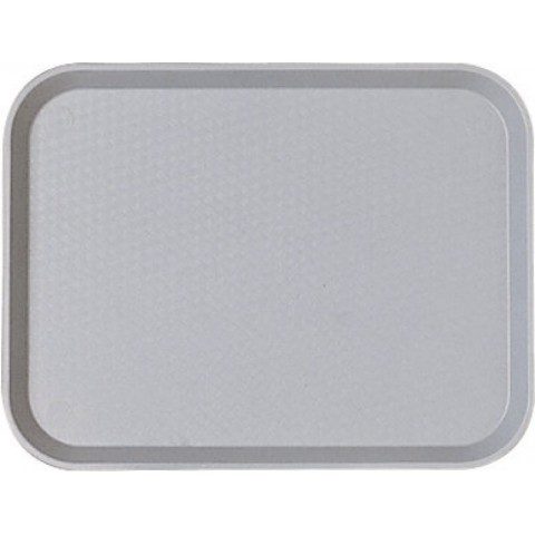 PLATEAU FAST FOOD PP GRIS 46X36CM /12