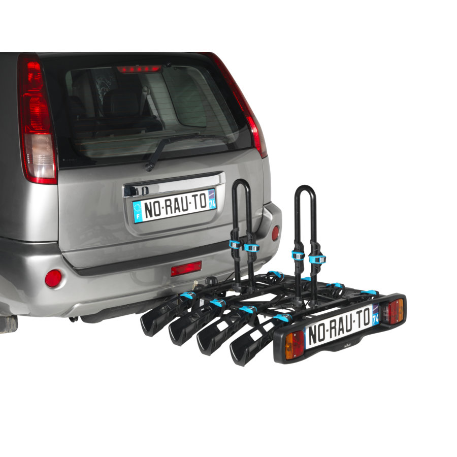Porte-vélos d’attelage plate-forme NORAUTO Rapidbike 4P pour 4 vélos