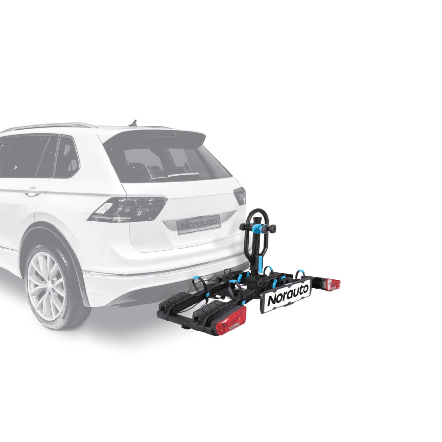 Porte-vélos d´attelage plate-forme NORAUTO RapidBike E-FLEX pour 2 vélos