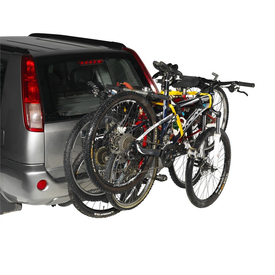 Porte-vélos d’attelage suspendu NORAUTO Rapidbike 4S pour 4 vélos