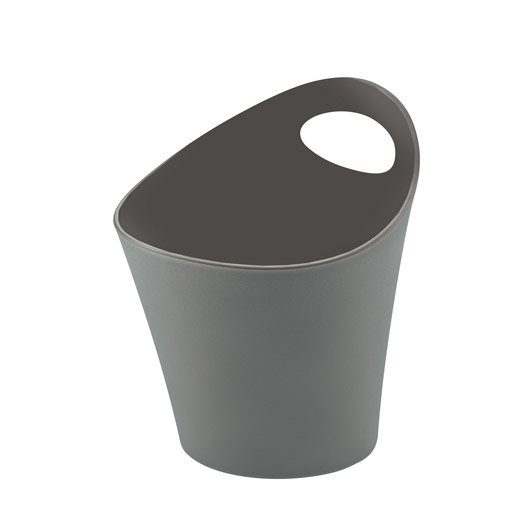 Pot range-couverts plastique gris-gris n°1