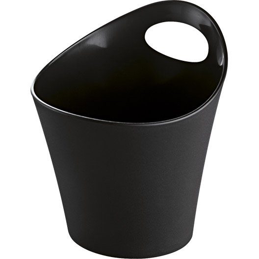 Pot à ustensiles plastique noir