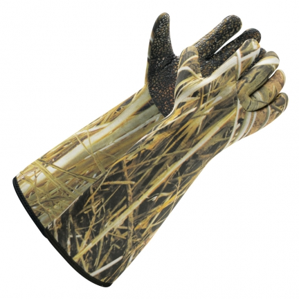Gants mi-longs d’attelage néoprène camouflage