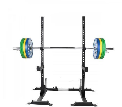 GORILLA SPORTS Rack à squat avec set d’haltère Olympique Premium 140 kg