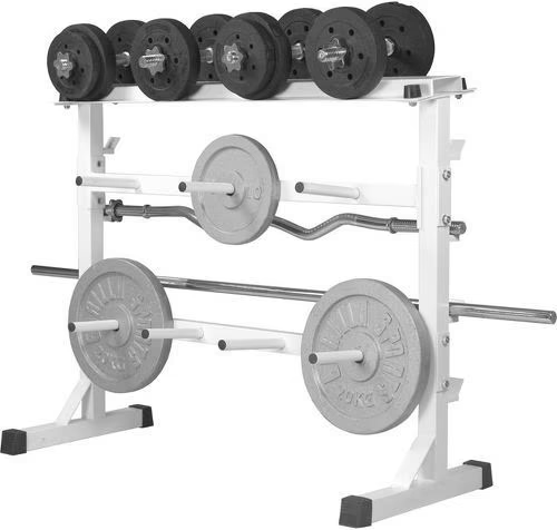 GORILLA SPORTS Rack de rangement pour poids et haltères 30/31mm – GS019