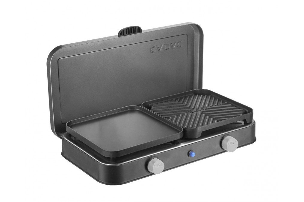 RÉCHAUD GRILL / PLANCHA – 2 FEUX DELUXE CADAC