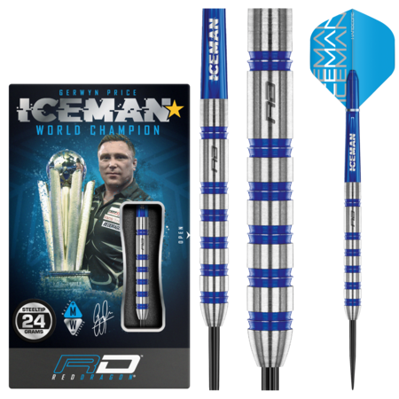 GERWYN PRICE ICEMAN CHALLENGER 80% – FLÉCHETTES POINTE ACIER