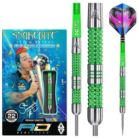 PETER WRIGHT SNAKEBITE MAMBA 90% – FLÉCHETTES POINTE ACIER