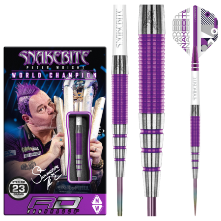 PETER WRIGHT SNAKEBITE PL15 MEDUSA 90% – FLÉCHETTES POINTE ACIER