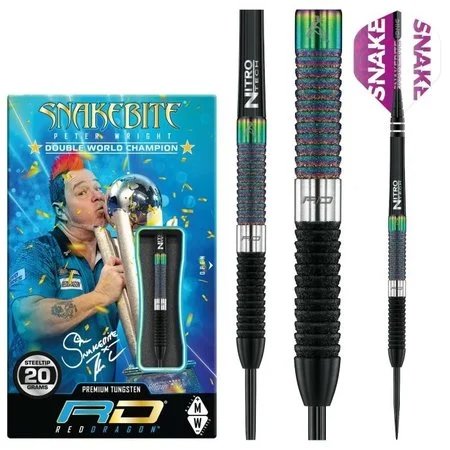 PETER WRIGHT SNAKEBITE WORLD CHAMPION DIAMOND EDITION – FLÉCHETTES POINTE ACIER