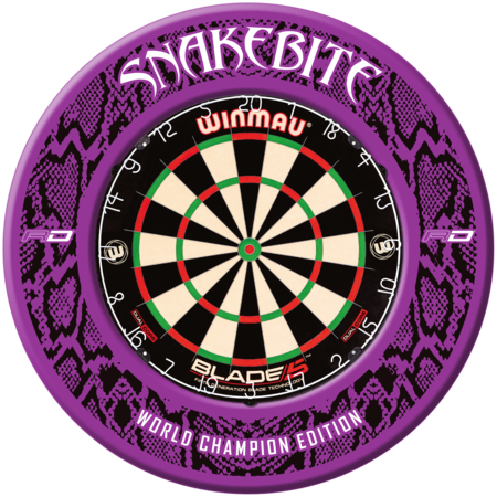 SNAKEBITE WORLD CHAMPION 2020 DARTBOARD SURROUND