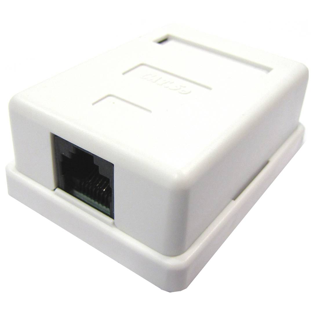 1 Boîte de surface RJ45 UTP Cat.5e