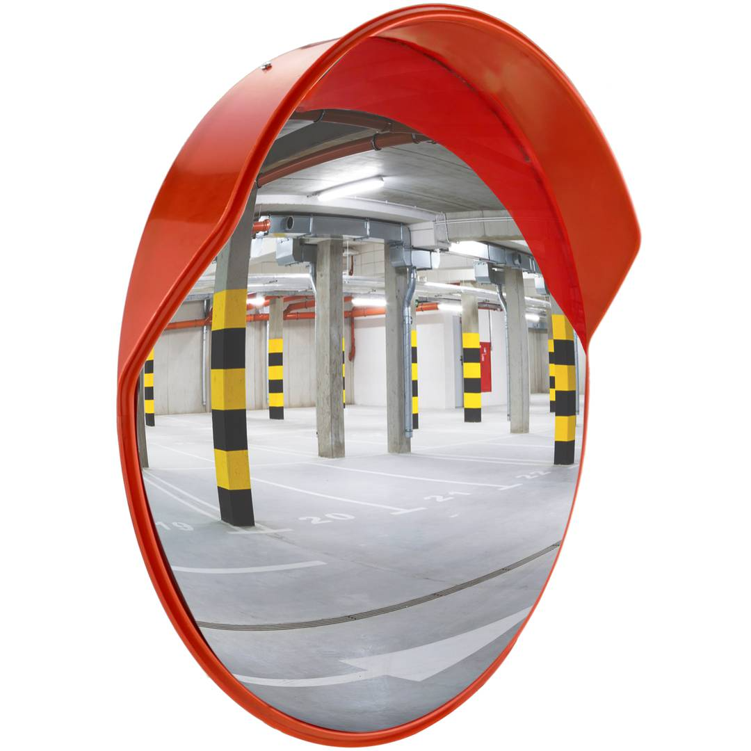 Sécurité miroir convexe surveillance extérieur 45cm avec fixation murale