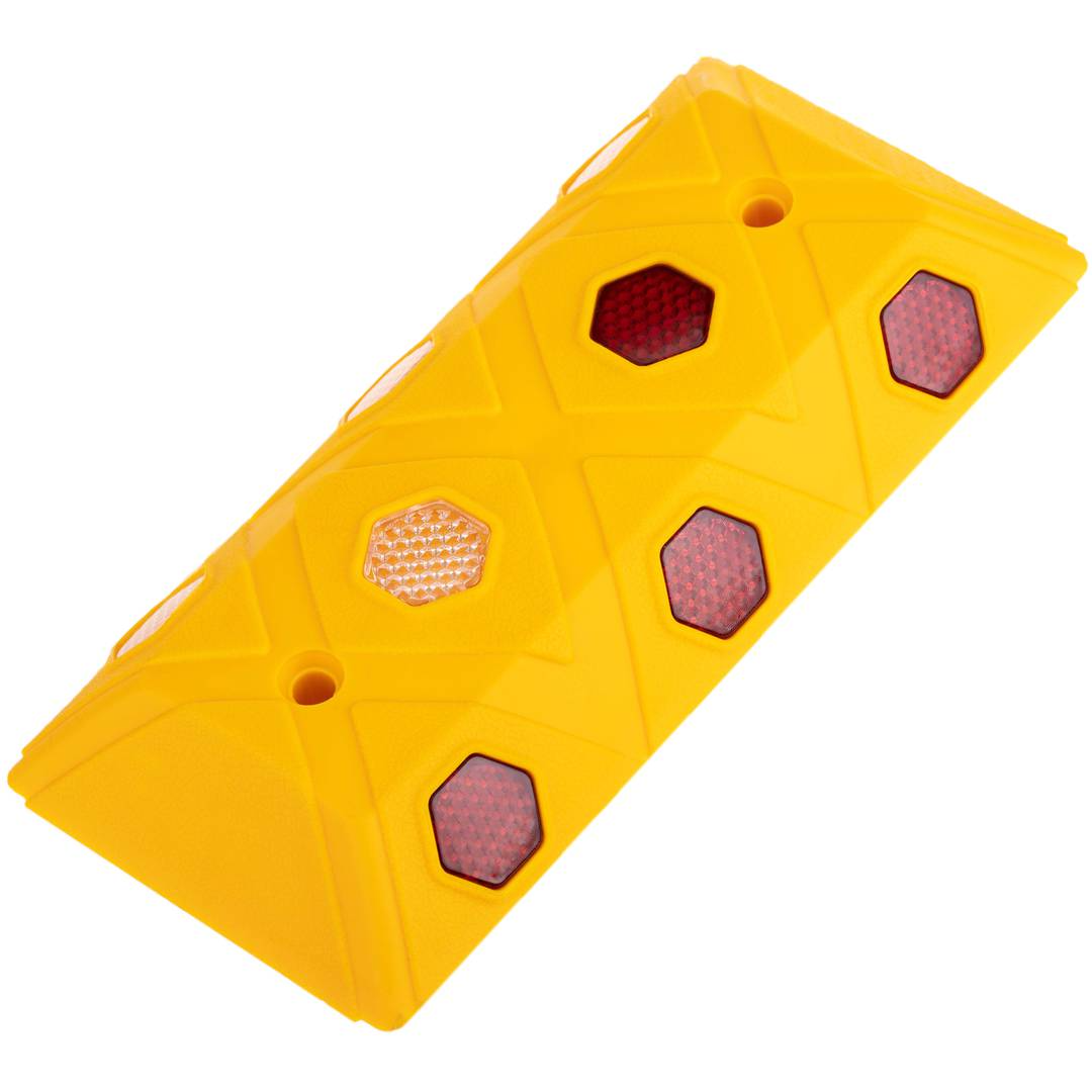 Réflecteur sol jaune réflecteur routier 98x210x25mm