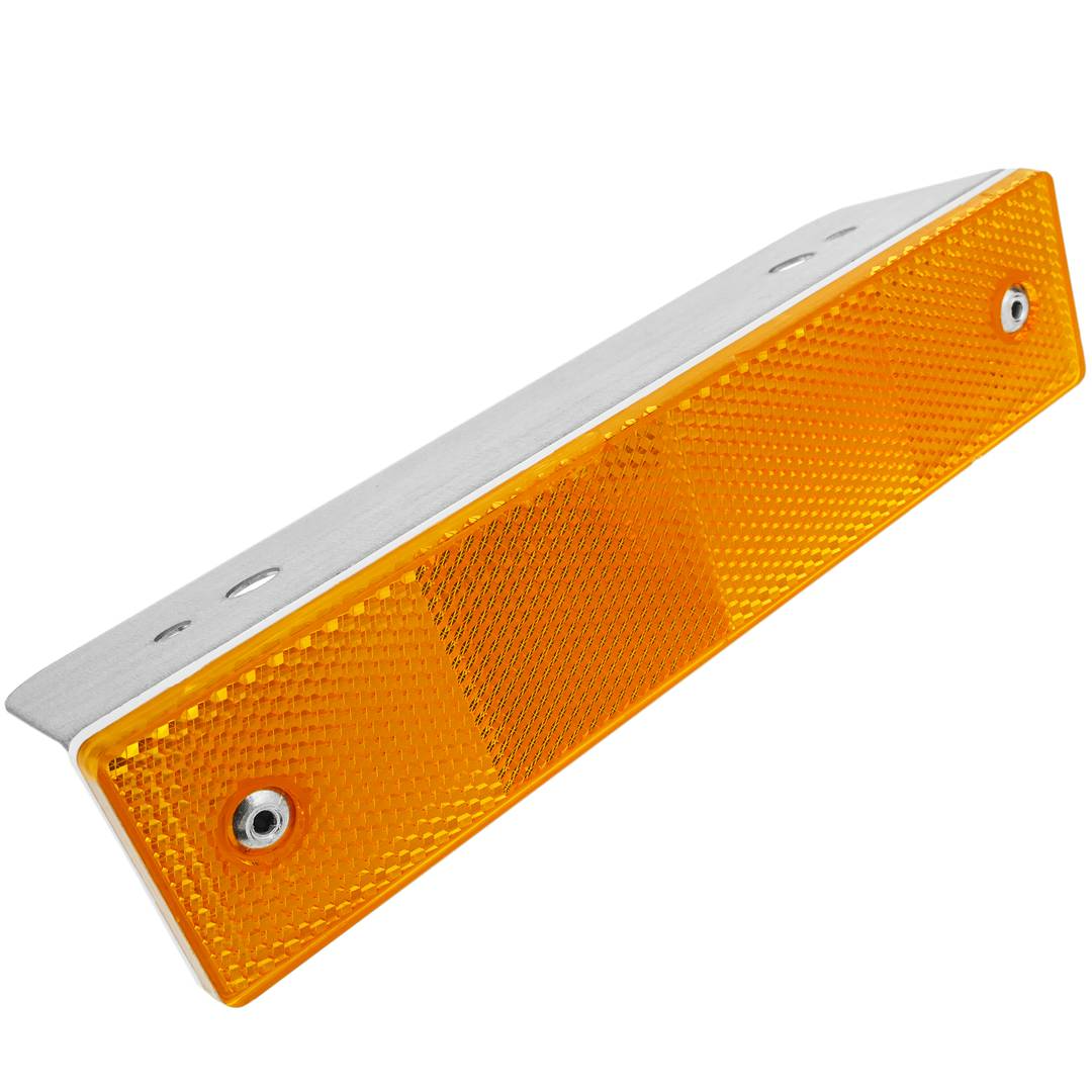 Réflecteur routier 40 x 55 x 180 mm. Capteurs muraux en métal orange