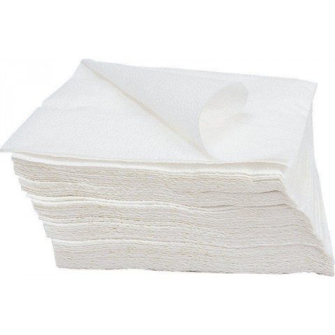 SERVIETTE BLANCHE 1 PLI 30X30CM /4000