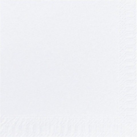 SERVIETTE OUATE BLANCHE 24X24CM /300