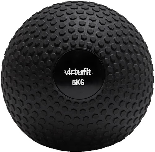 VirtuFit Slam Ball – Ballon Fitness – 5 kg – Noir