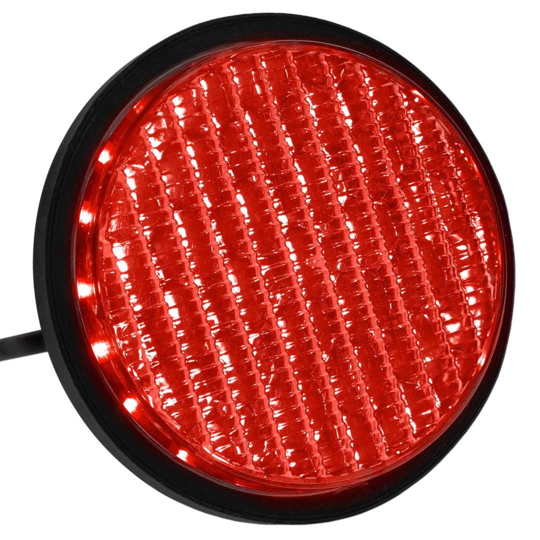 Feu à LED pour feu de signalisation IP65 100mm 12-24V rouge
