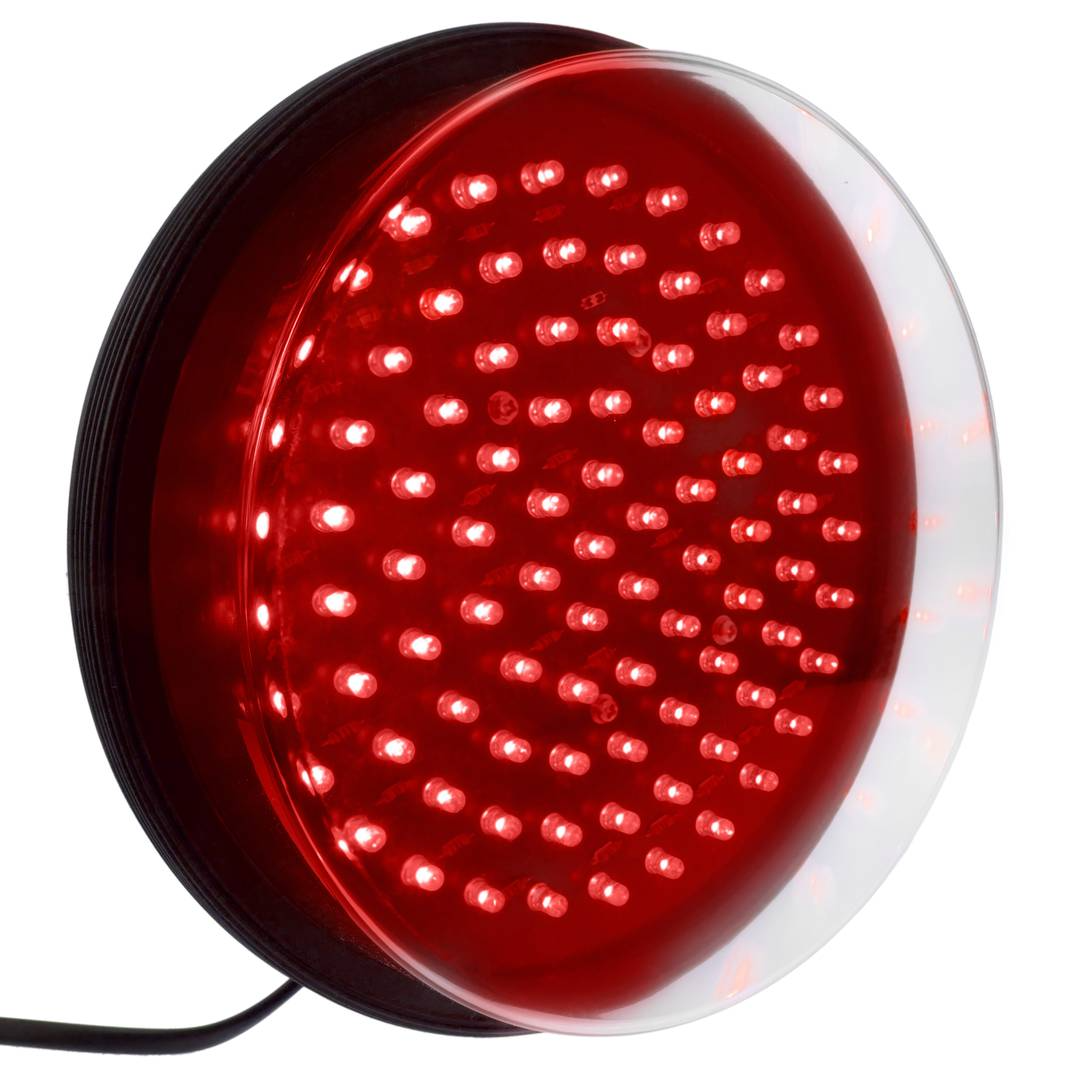 Feu à LED pour feu de signalisation IP65 200mm 12-24V rouge