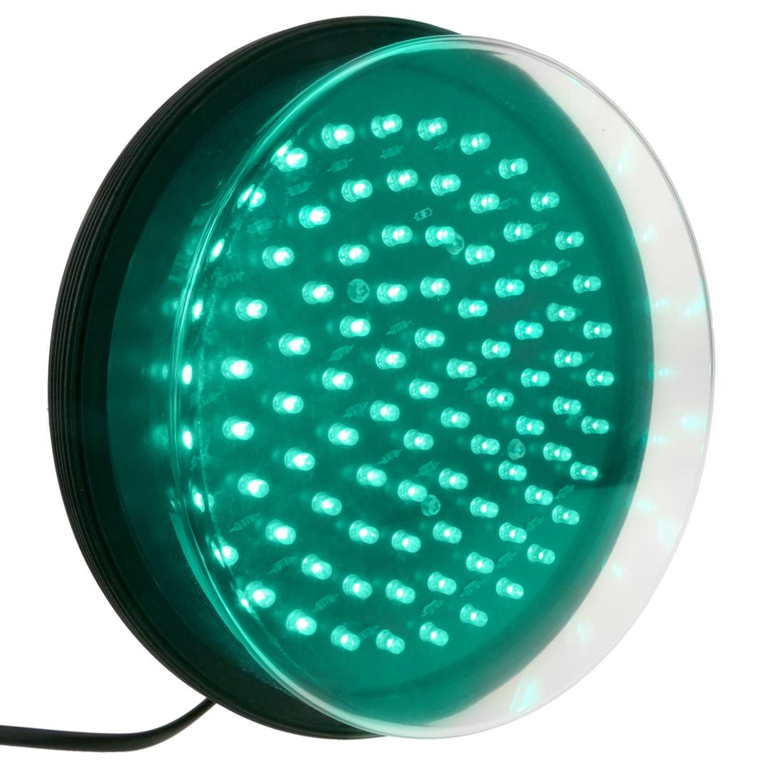 Feu à LED pour feu de signalisation IP65 200mm 12-24V vert