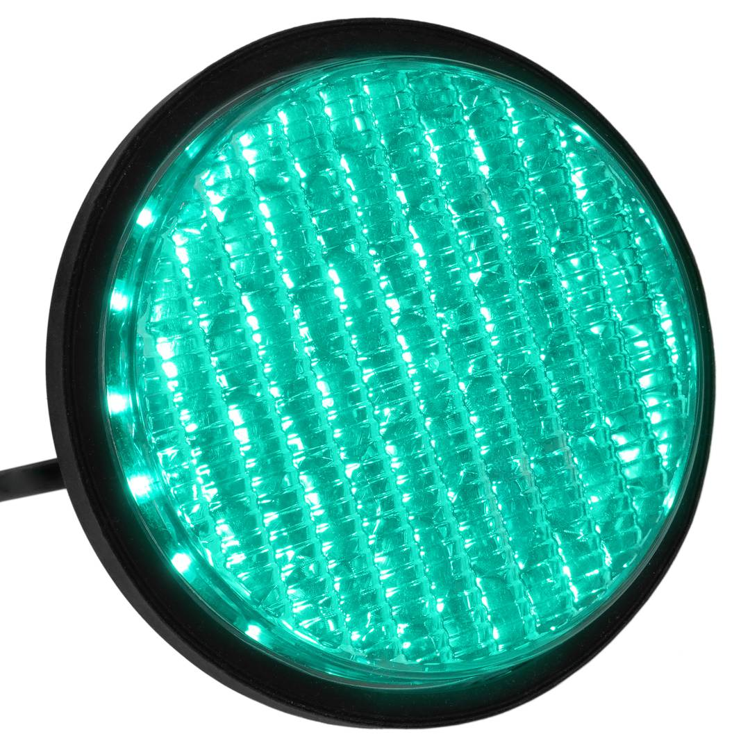Feu à LED pour feu de signalisation IP65 100mm 220VAC vert