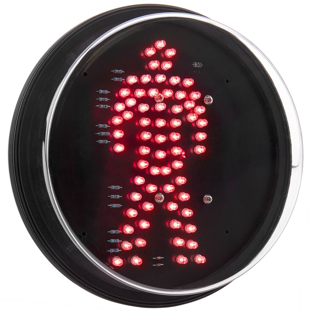 Feu de signalisation à LEDs IP65 200mm 220VAC feu rouge pour piétons