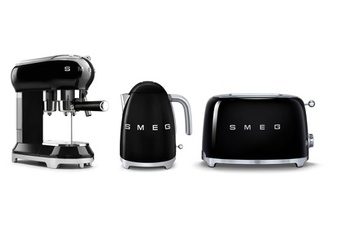 SMEG ESPRESSO ECF01 + BOUILLOIRE KLF01 + TOASTER TSF01 NOIR