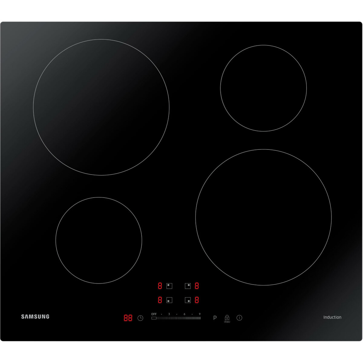 Table de cuisson à induction 7.2kw 4 foyers noir – nz64m3707ak – SAMSUNG