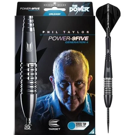 PHIL TAYLOR POWER 9FIVE GEN 4 95% – FLÉCHETTES POINTE ACIER