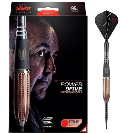 PHIL TAYLOR POWER 9FIVE GEN 5 95% – FLÉCHETTES POINTE ACIER