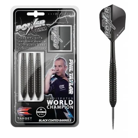 POWER STORM PHIL TAYLOR 24G – FLÉCHETTES POINTE ACIER