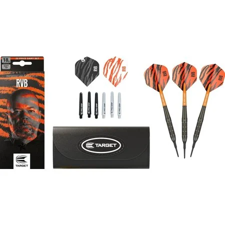 TARGET RAYMOND VAN BARNEVELD RVB BRASS SOFT TIP – FLÉCHETTES POINTE PLASTIQUE