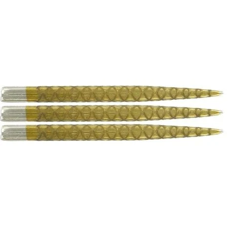 TARGET STEEL DART GRIP POINTS LASER GOLD – 32 MM