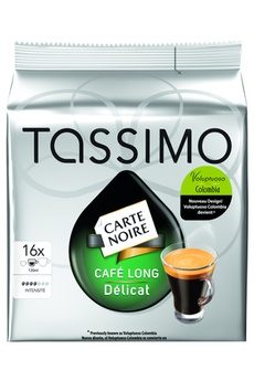 TASSIMO DOSETTES CARTE NOIRE LONG DÉLICAT