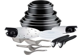 TEFAL INGENIO ESSENTIAL NOIR SET 20 PIECES