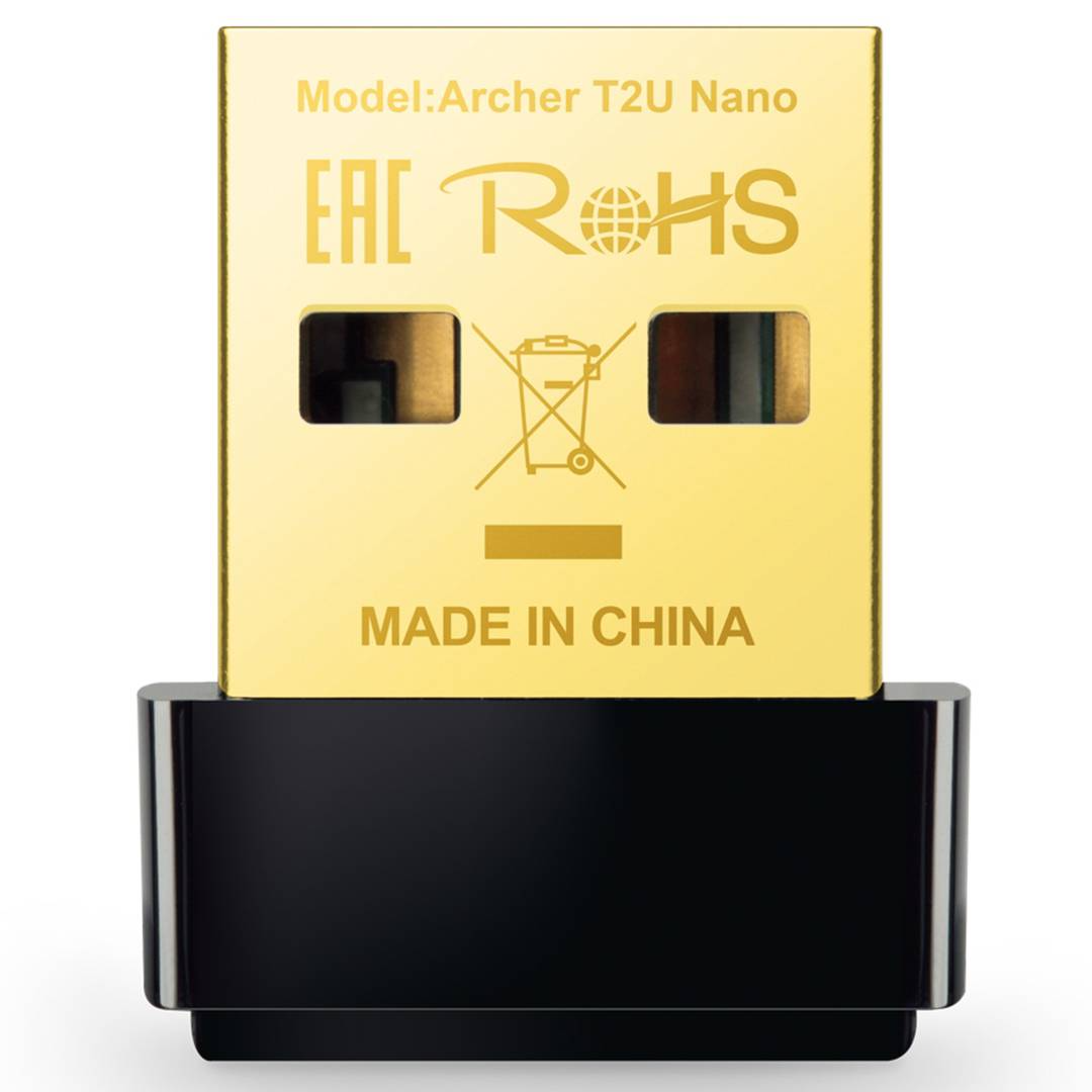 Adaptateur sans fil USB 2.0 TP-Link Archer T2U Nano AC600