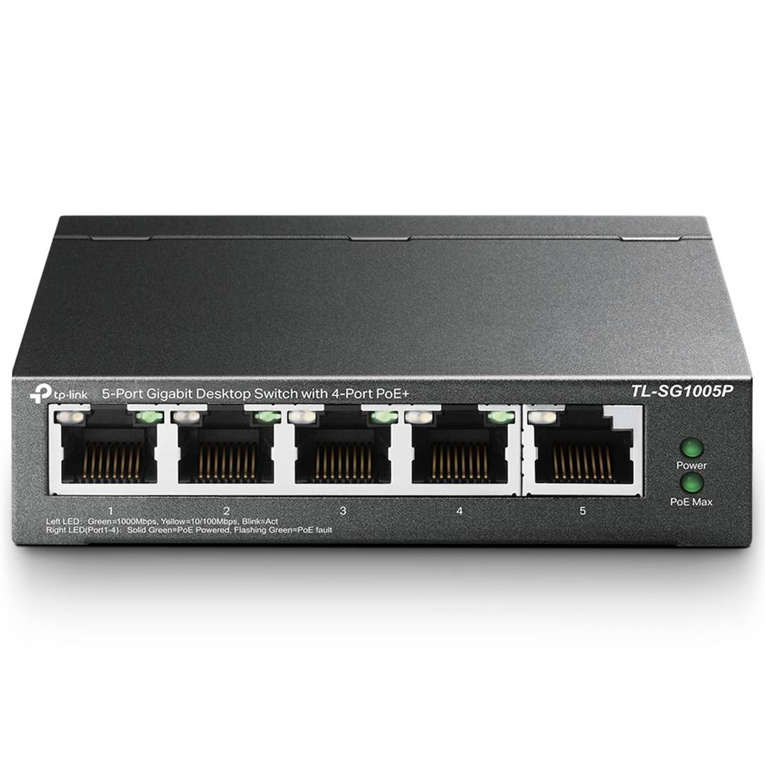 Commutateur Gigabit 5 ports TP-Link TL-SG1005P (4 PoE +)