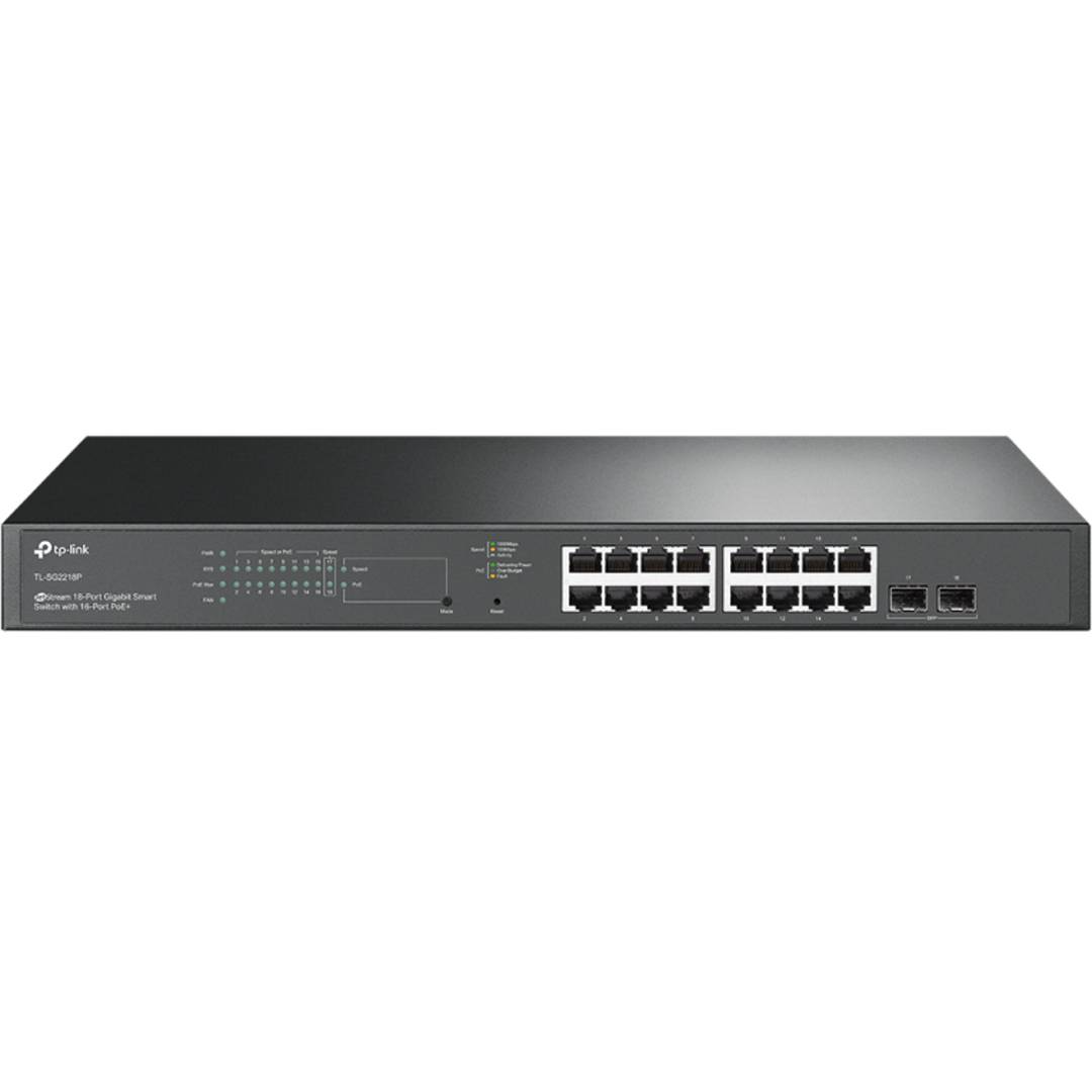 Commutateur Gigabit 18 ports TP-Link avec 16 ports POE intelligents