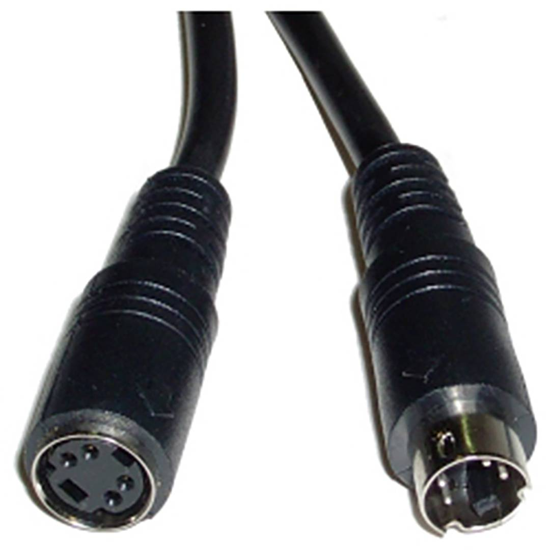 2m câble S-VHS (MiniDIN7-M/RCA-M)