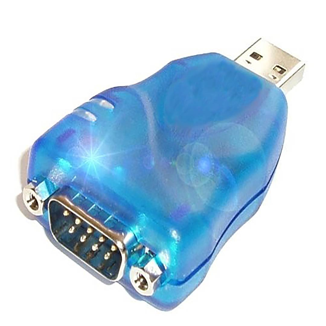 Adaptateur USB vers RS232 serielle 1 port 9 broches mâle USB-COM-PL