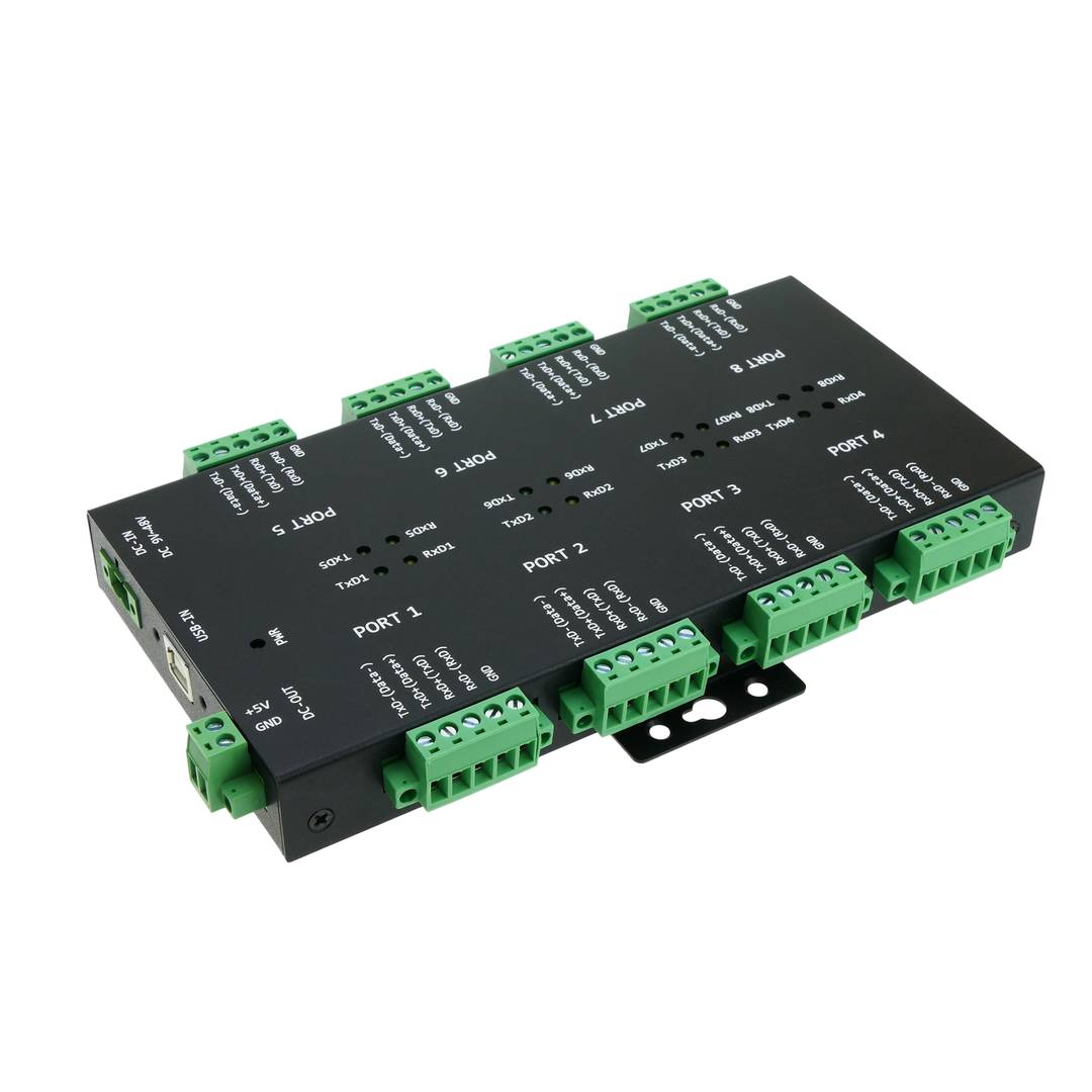 Adaptateur industrielle USB 2.0 à RS232 RS422 RS485 8 ports