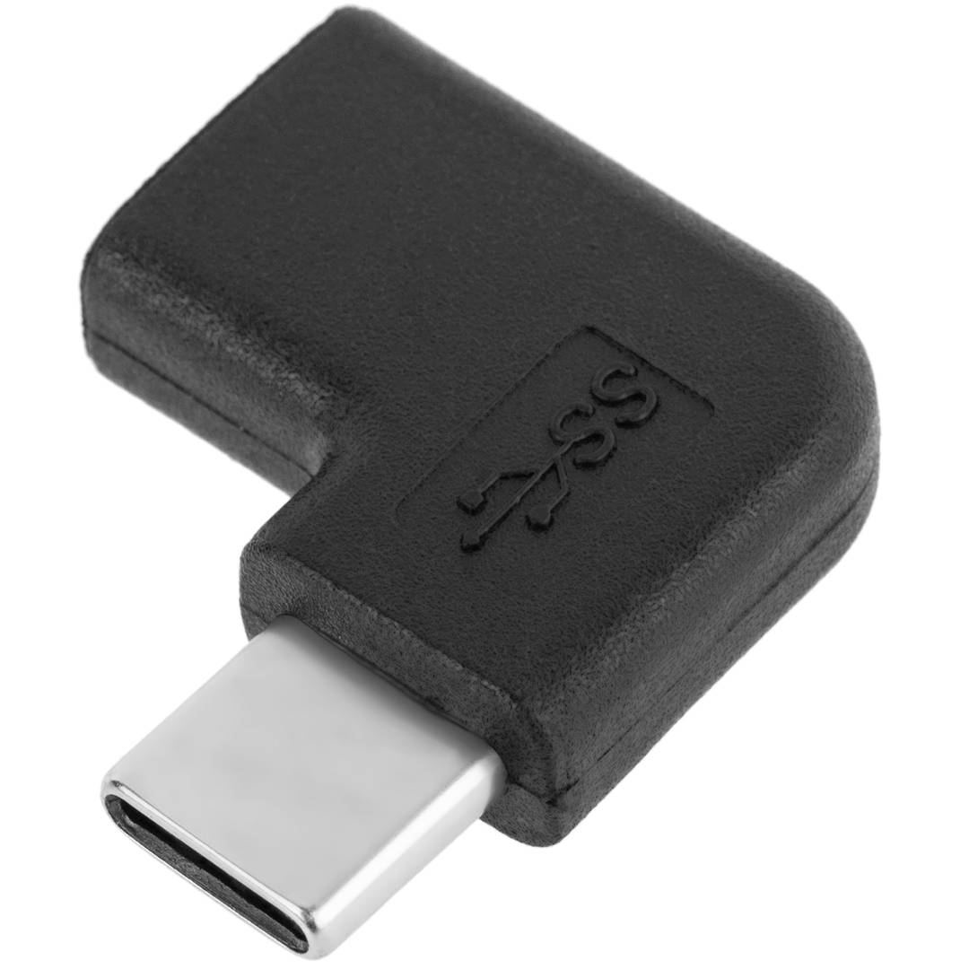 Adaptateur USB 3.1 Type C mâle vers femelle à 90 degrés