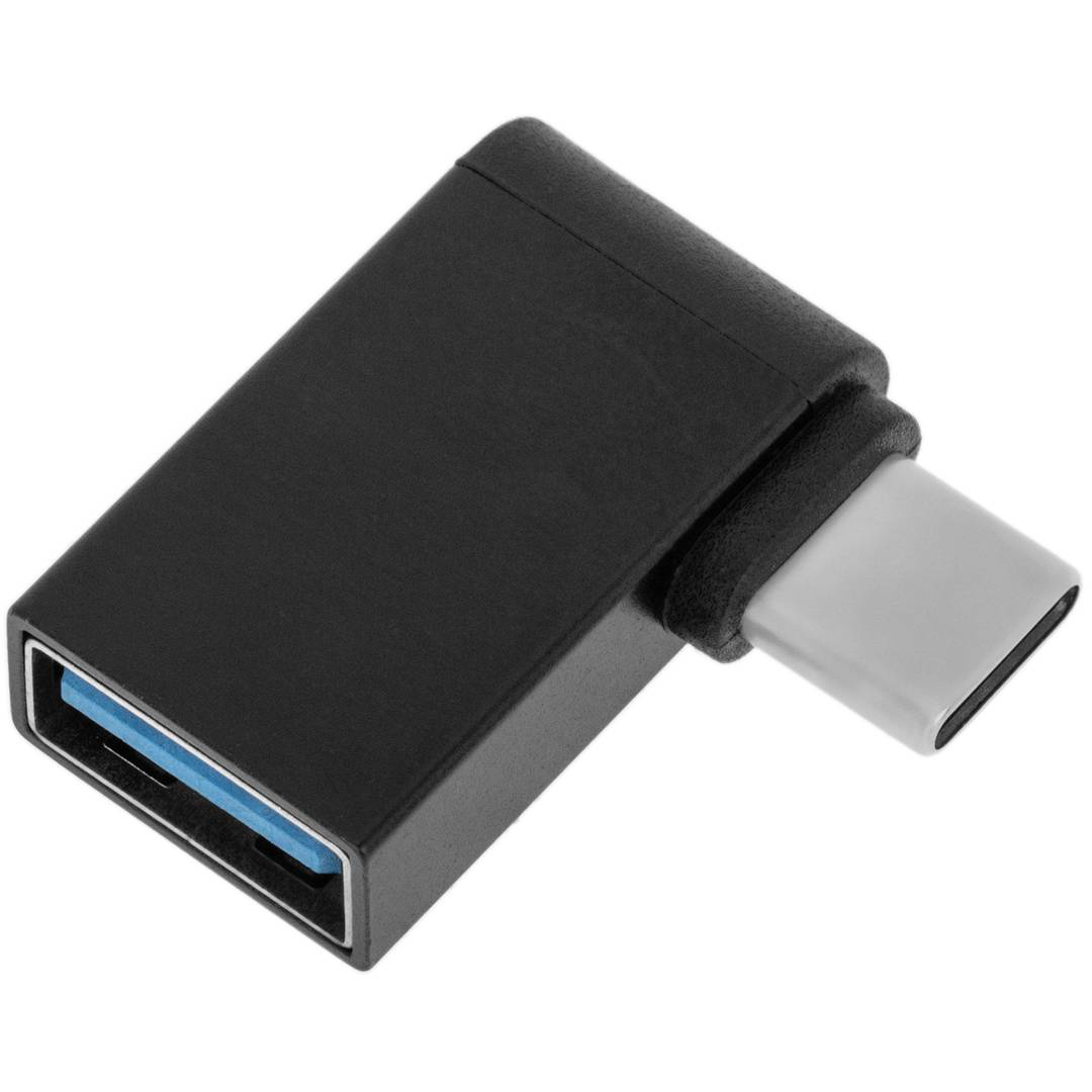 Adaptateur USB 3.0 Type A mâle vers USB Type C femelle 90 degrés