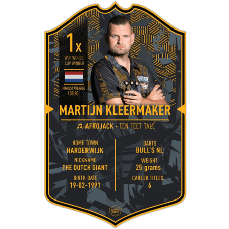 ULTIMATE DARTS CARD MARTIJN KLEERMAKER