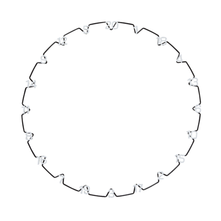 UNICORN ECLIPSE ULTRA-VISIBLE HORIZONTAL NUMBER RINGf