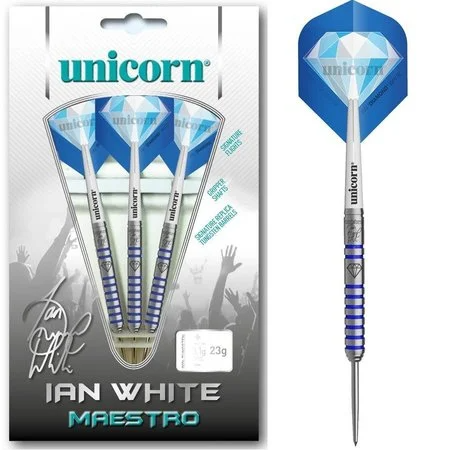 UNICORN MAESTRO IAN WHITE 90% – FLÉCHETTES POINTE ACIER