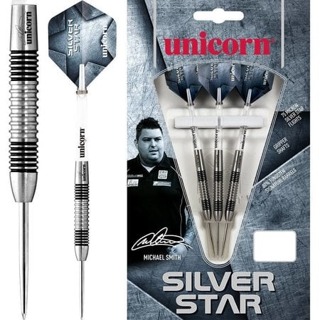 UNICORN SILVERSTAR MICHAEL SMITH 80% – FLÉCHETTES POINTE ACIER